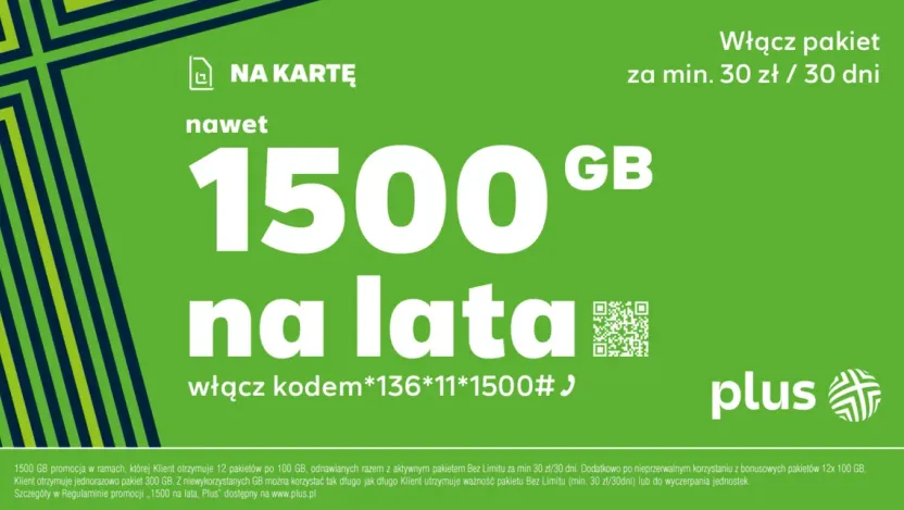 Plus 1500 GB — archiwalna instrukcja aktywacji (Plus/Plush)